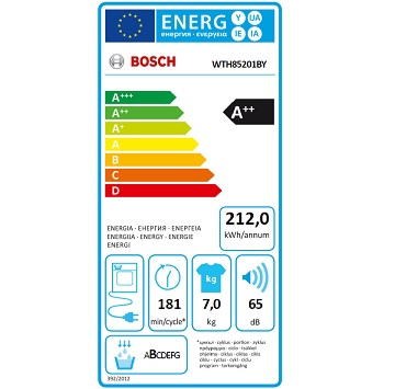 Bosch WTH85201BY spotřeba energie